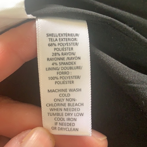 ANN Taylor Loft Black Ponte Pencil Skirt Size 2P - Picture 13 of 15